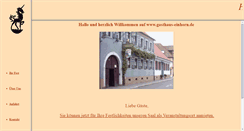 Desktop Screenshot of gasthaus-einhorn.de